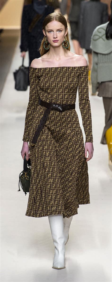 fendi runway dresses